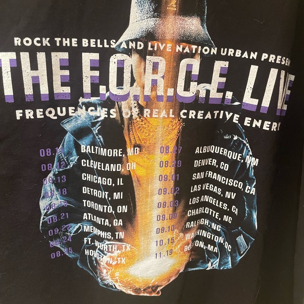 The F.O.R.C.E. (Frequencies of Real Creative Energy) Live tshirt
